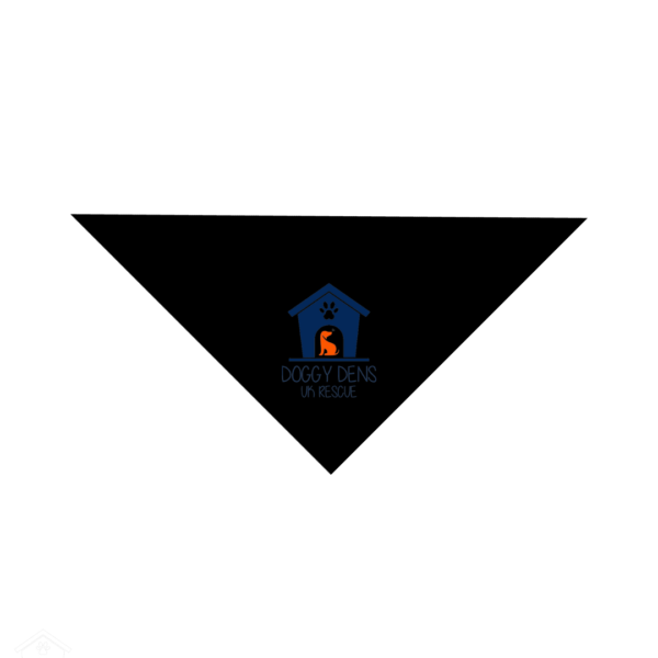 Black Dog Bandana Navy Logo