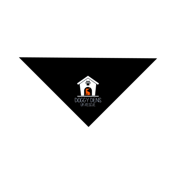 Black Dog Bandana White Logo
