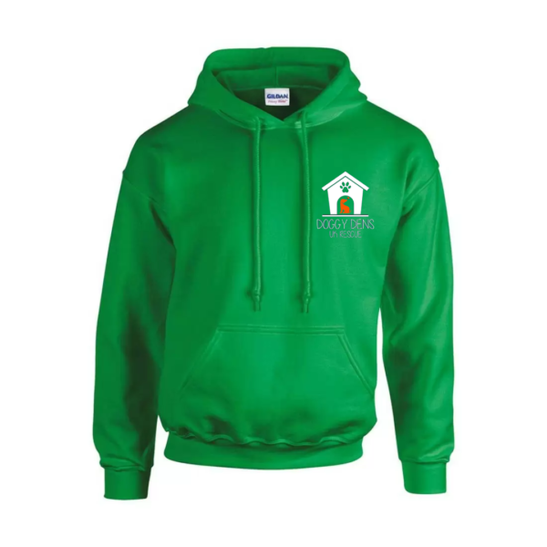 Irish Green Hoodie White Logo