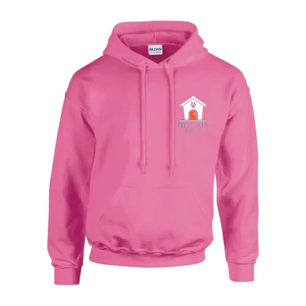 Medium Pink Hoody White Logo