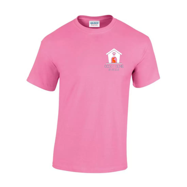 Pink T Shirt White Logo