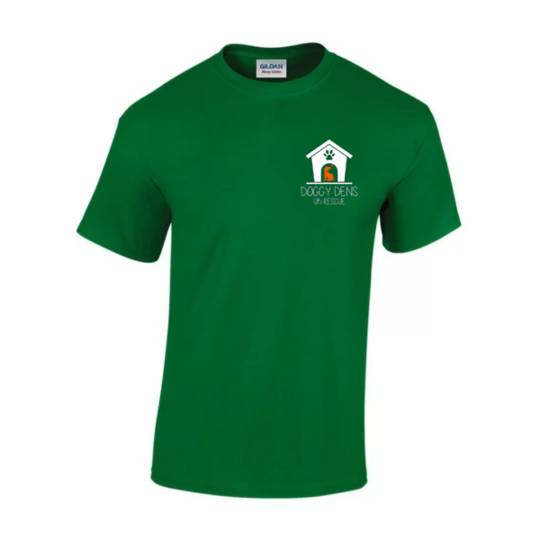 Military Green T Shirt White Logo