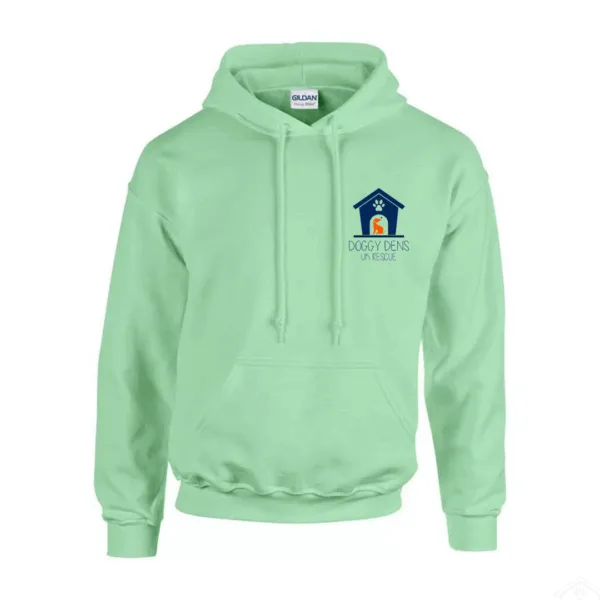 Mint Hoodie Navy Logo