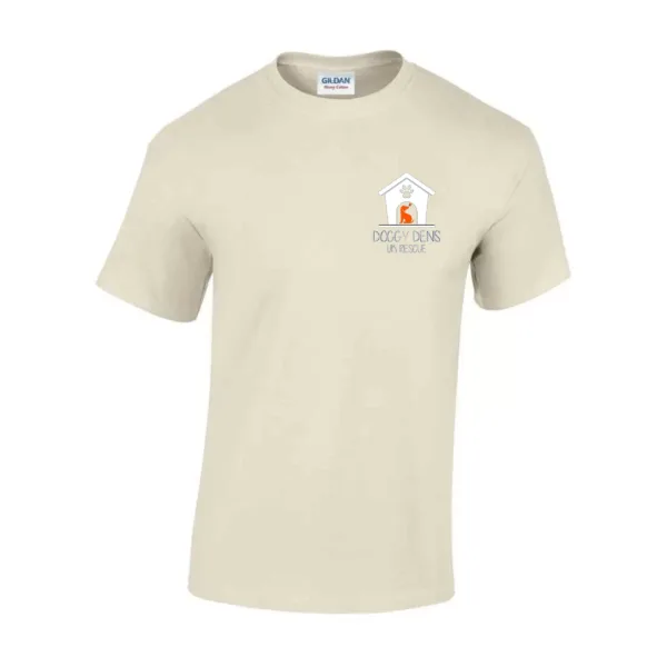Natural T Shirt White Logo
