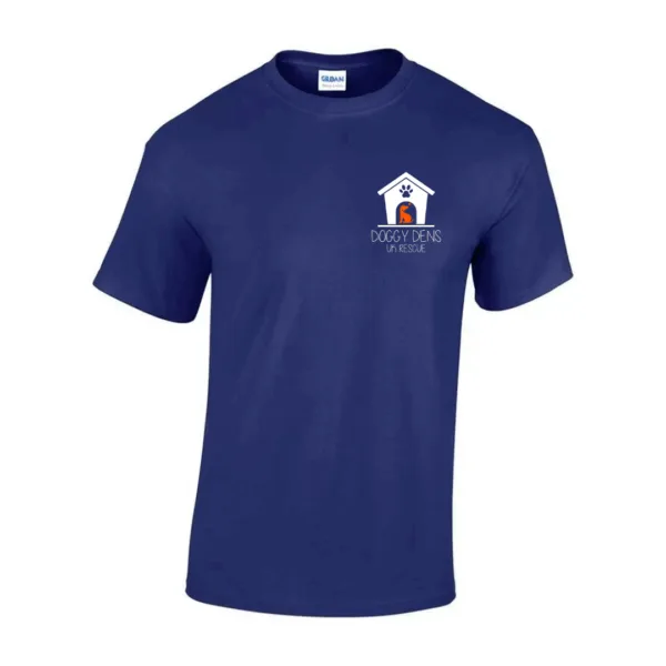 Navy T Shirt White Logo