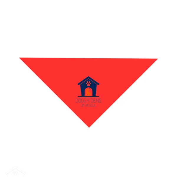 Red Dog Bandana Navy Logo