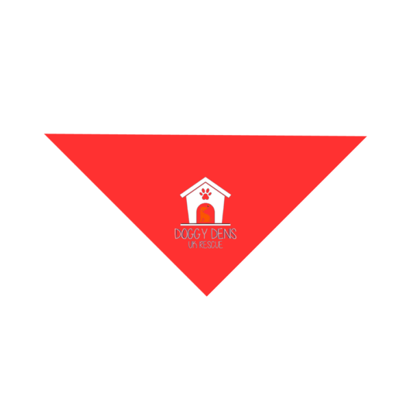 Red Dog Bandana White Logo