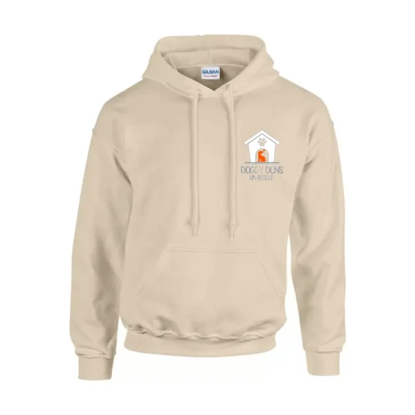 Sand Hoodie White Logo
