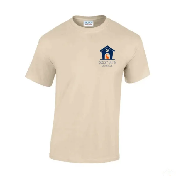 Sand T Shirt Navy Logo