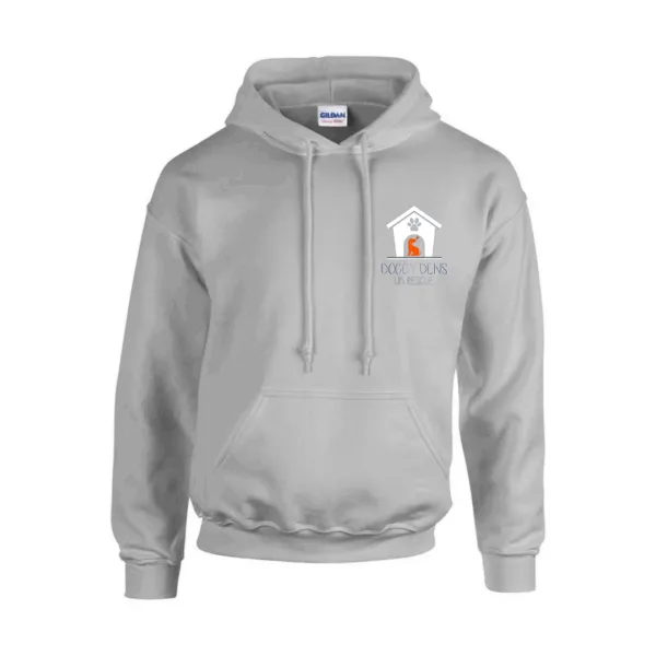 Sport Grey Hoodie White Logo
