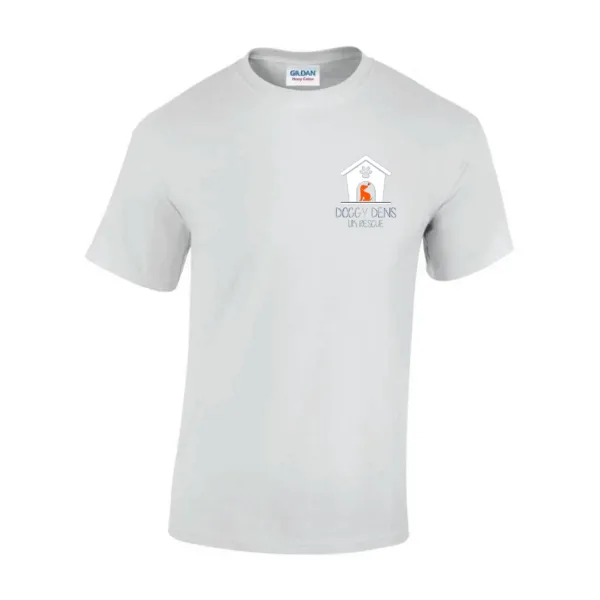 White T Shirt White Logo