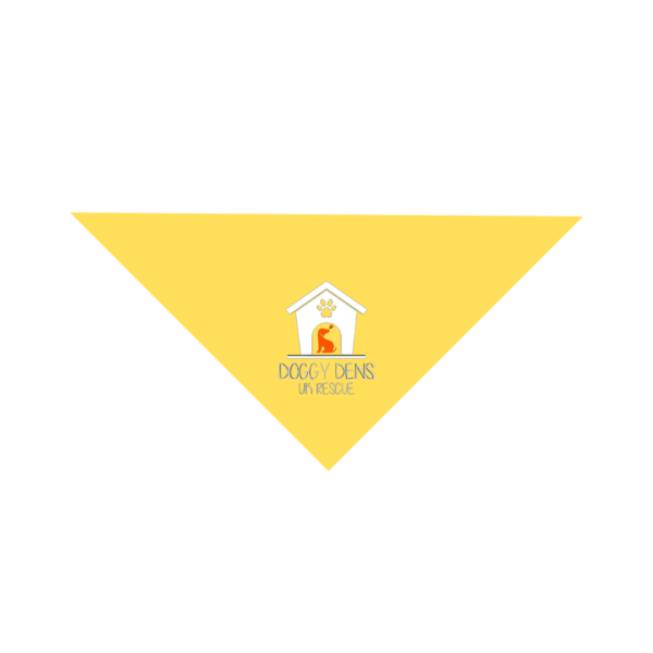 Yellow Dog Bandana White Logo
